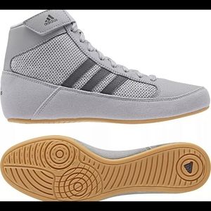 Adidas Youth Light Onyx Dark Onyx Wrestling Shoes